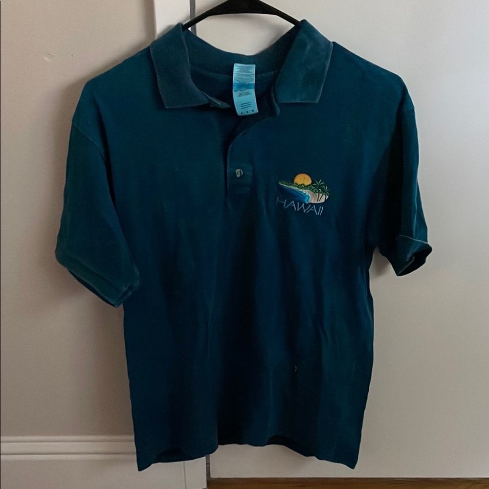 Hawaii Men’s Polo Shirt - Teal